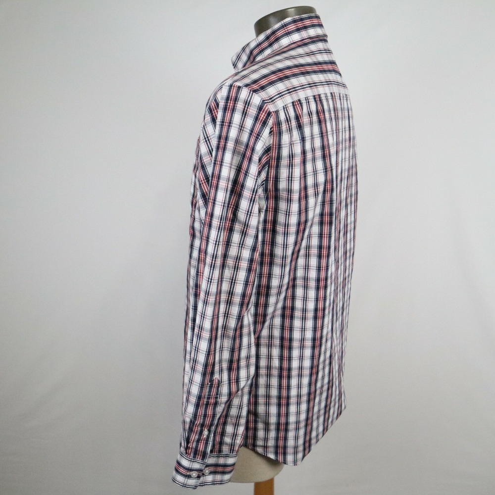 Croft & Barrow Shirt Mens Medium Casual Pocket Button‎ Down Plaid Long Sleeve - Picture 4 of 7